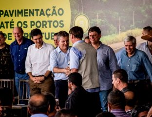 Jair Bolsonaro participa da inauguração da pavimentação da BR-163