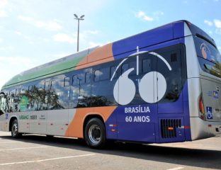 Ônibus elétricos começam a circular em Brasília