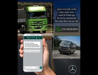 Mercedes-Benz lança canal com cliente via Whatsapp
