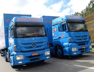 Braspress amplia frota com 235 caminhões extrapesados Mercedes-Benz