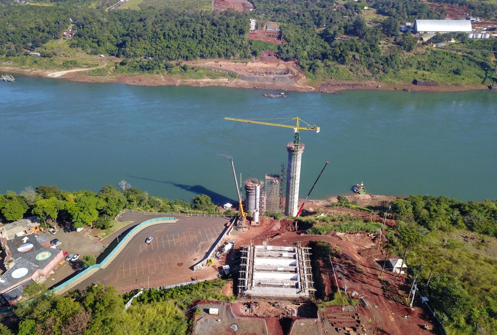 Governo do Paraná destaca evolução da obra na Ponte da Integração