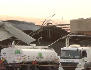 Portal Estrada - Explosão de caminhão dentro de garagem de transportadora deixa dois mortos em Limeira