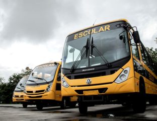 Portal Estrada - VWCO entrega 444 ônibus escolares ao programa Caminho da Escola