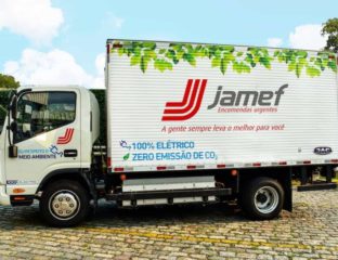 Portal Estrada - Jamef testa caminhão elétrico iEV1200T da JAC Motors