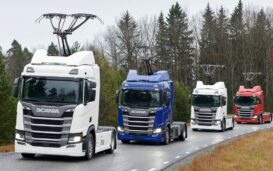 Mais 7 caminhões Scania serão entregues com a expansão da estrada elétrica alemã