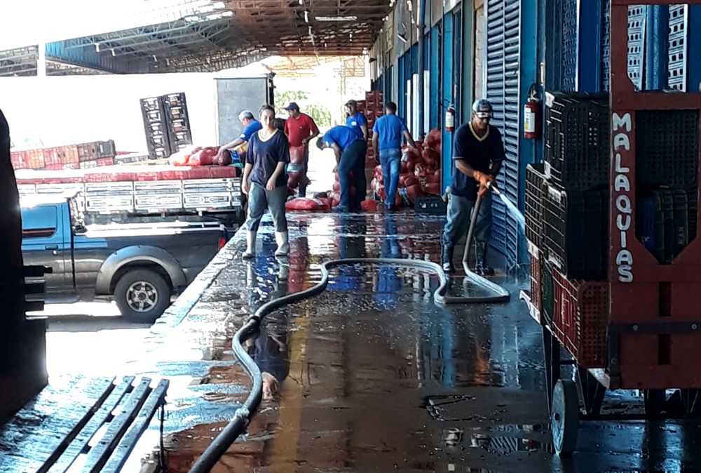 Ceasa Paraná intensifica higienização