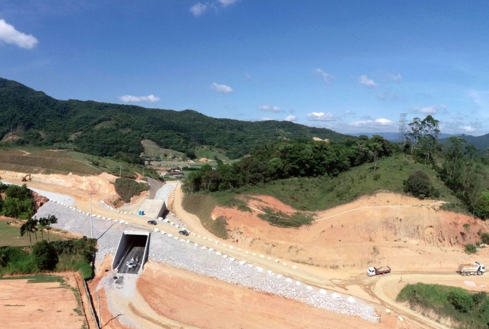 Arteris aguarda aditivo no contrato para iniciar túneis no Contorno de Florianópolis