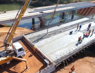 DNIT avança na obras da ponte sobre o rio São Lourenço na BR-163/364/MT