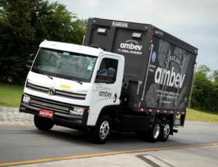 Portal Estrada - Ambev e a VW Caminhões oficializam acordo e os 100 primeiros caminhões elétricos e-Delivery